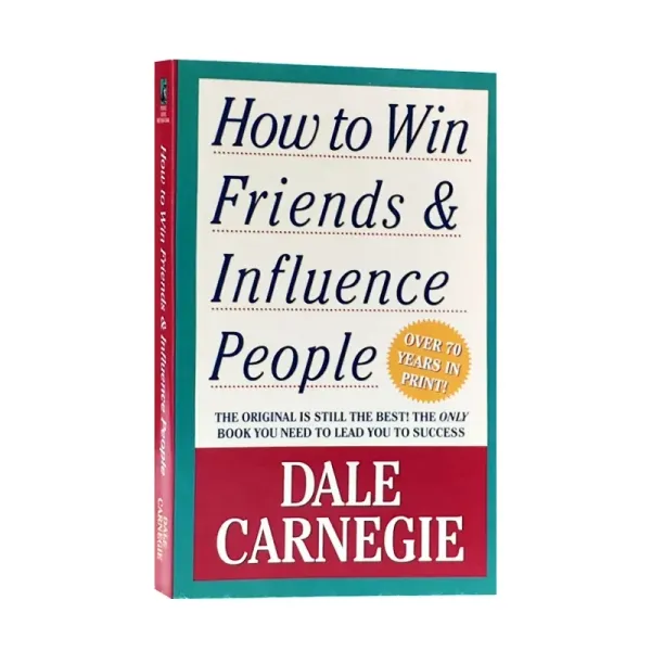 How To Win Friends & Influence People By Dale Carnegie Interpersonal Communication Skills Self-improvement Reading Book Fo Adult