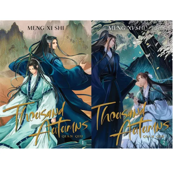 Thousand Autumns English Comic Novel English Version of Ancient Qian Qiu Romance Novels Manga Book