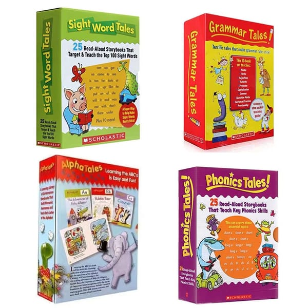 Sight Word Phonics Grammar Alpha Number Tales English Storybooks Children Math ABC Book Kids Game Early Educational Toys