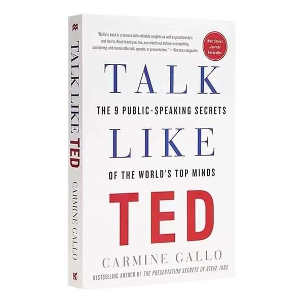 1 book Talk Like Ted By Carmine The 9 Public Speaking Secrets Self Improvement Speech Eloquence English Book