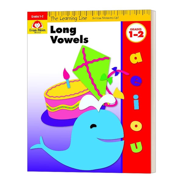 Evan-Moor Long Vowels (Learning Line), Children's books aged 3 and up, English Word Handwriting Workbook books 9781596731820