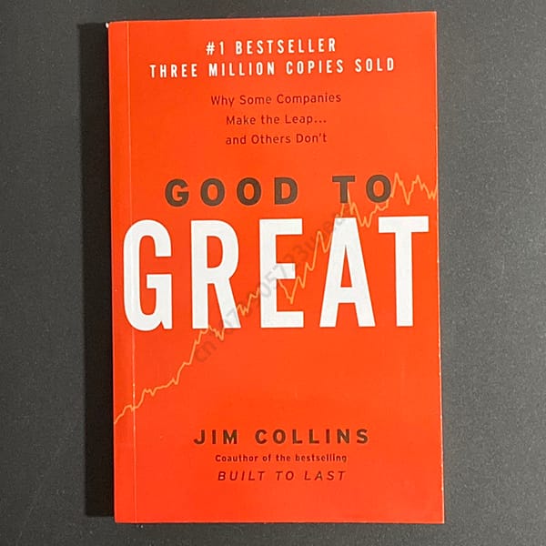 Good To Great Jim Collins Logical Thinking Model Business Economic Management Inspirational Fiction Books