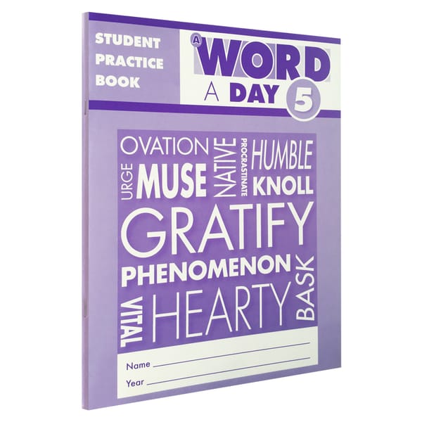Evan-Moor A Word a Day, Grade 5 SE Workbook,aged 9 10 11 12, English book 9781596734173