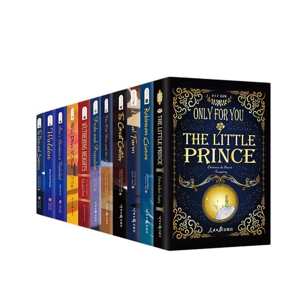 11pcs/pack English Original Famous Children's Books Education Office Supplies The Little Prince/The Old Man And The Sea