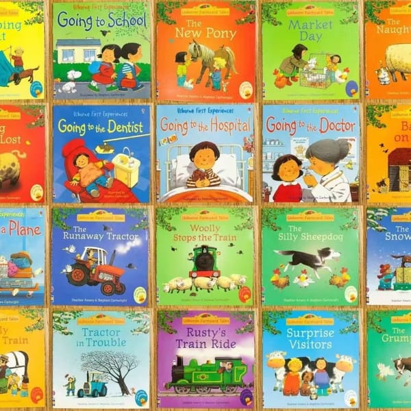 20Books/set 15X15Cm Kids Usborne Picture Books for Children Baby Famous Story English Child Book Educativo Infantil