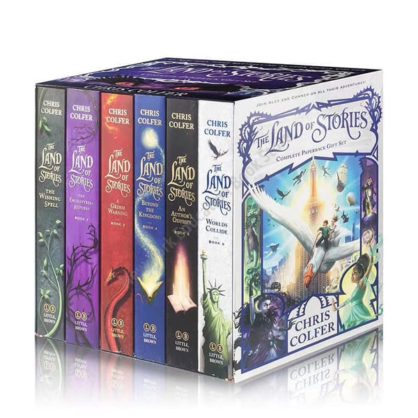 6 Books Chris Colfer The Land of Stories English Books A Journey of Fairy Tales In Different Worlds Books for Kids English Books